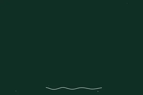 Dark emerald green chalkboard texture with simple wavy white line at bottom.. Illustration
