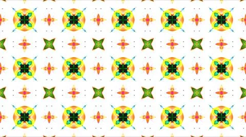 Dark emerald ring and cross jade yellow border eight little stars Stock Illustration