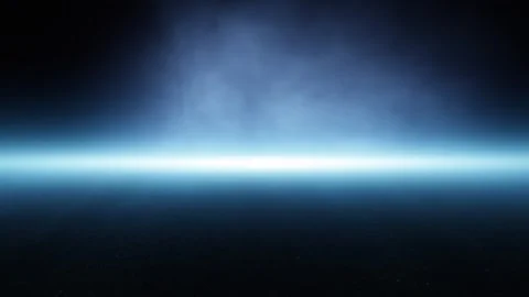 Dark empty street with looping smoke fog background Stock Footage 340590634