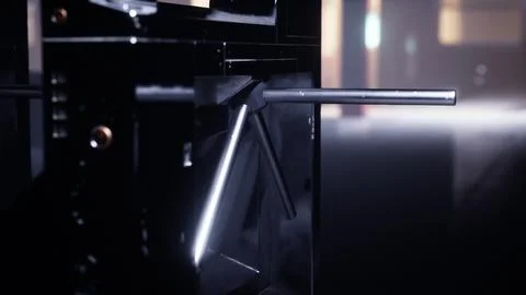 Dark empty underground metro station Stock Illustration