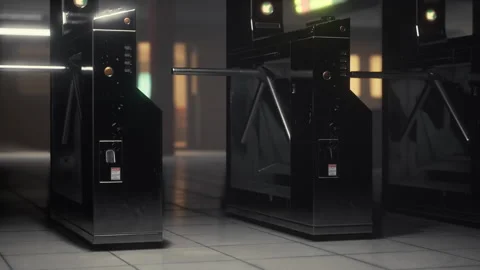 The dark empty underground passage Stock Footage 237603480