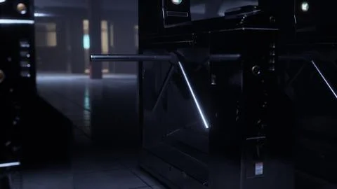 The dark empty underground passage Stock Illustration