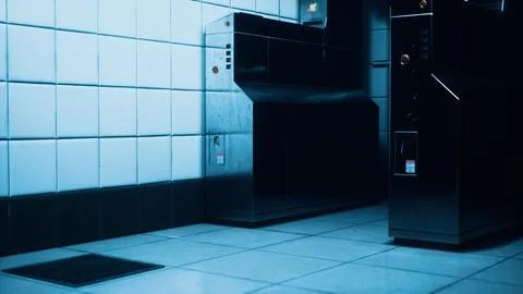 The dark empty underground passage Stock Illustration