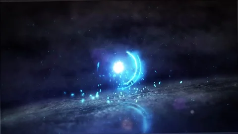 Dark Energy Logo Reveal After Effects stock