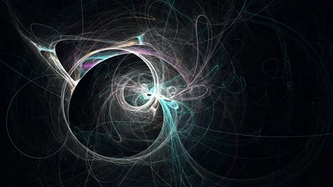 Dark energy - string theory - physics - chaos Stock Footage 94872227