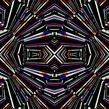 Dark Ethnic Sharp Bold Pattern 스톡 일러스트