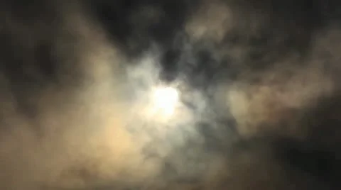 Dark evil sky Video stock 10833771