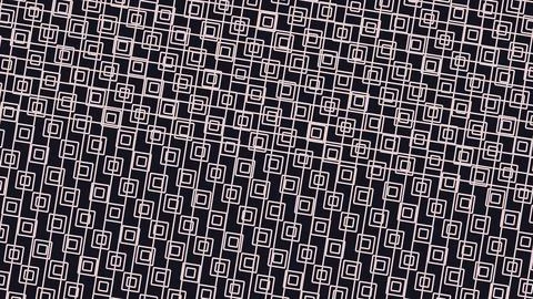 Dark fabric featuring a regular pattern of light beige squares and concentric Stock Illustration