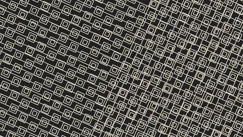 Dark fabric with a repeating diamond and square geometric pattern in light be Ilustración de archivo