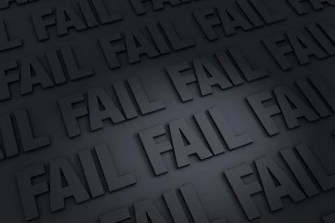 Dark Fail Background Stock Illustration