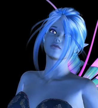 Dark Fairy Illustrazione stock