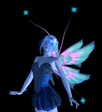 Dark Fairy Illustrazione stock