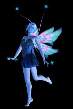 Dark Fairy Illustrazione stock