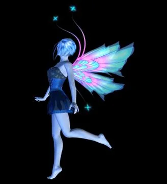 Dark Fairy 스톡 일러스트