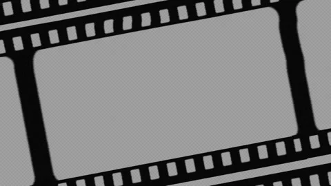 Dark Film Reel Border with Empty Space for Text and Images Video stock 336678068