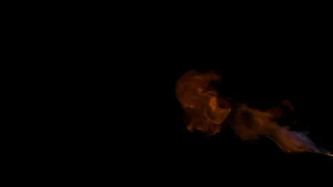Dark flames on a black background Stock Footage 101012630