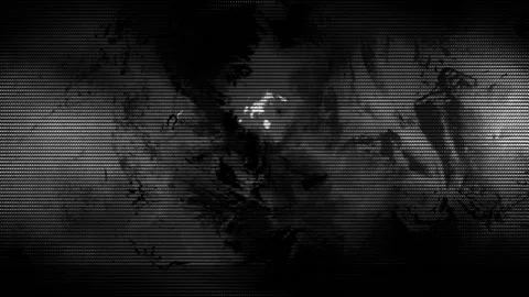 Dark Flickering Abstract Grunge Background 動画素材 144166198