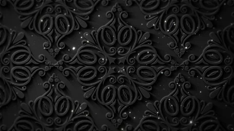Dark Floral Background 4K (3) Stock Footage 269044358