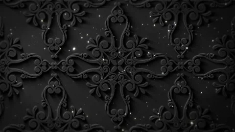 Dark Floral Background 4K (4) Stock Footage 269044396