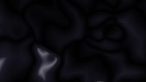Dark fluid organic waves flowing with subtle light highlights during a smoo.. Video stock 341688993