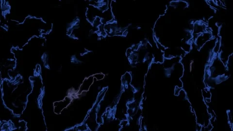 Dark fluid patterns form shapes on a black background Stock Footage 338289031