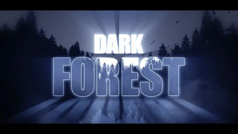 Dark Forest After Effects stock