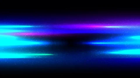 Dark futuristic abstract background with glowing neon cyan and magenta ligh.. Stock Illustration