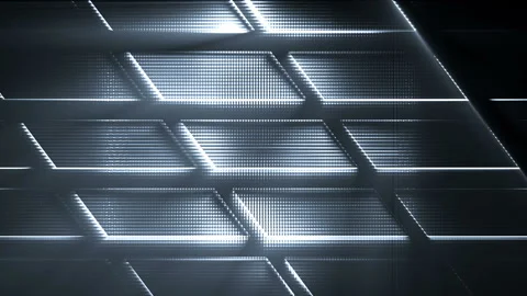 Dark Futuristic Background Loop Stock Footage 142442207