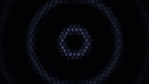 Dark Futuristic Hexagonal Tech Background Video stock 341708515