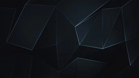 Dark Futuristic Low Poly Surface Abstract Background Stock Footage 311706538