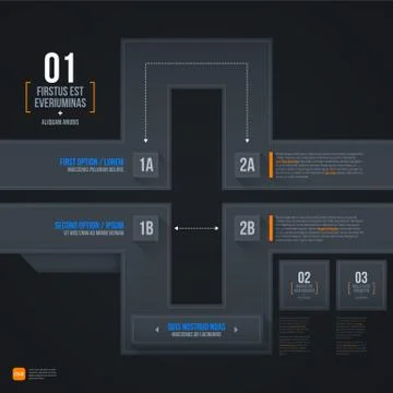 Dark futuristic web template. EPS10 Stock Illustration