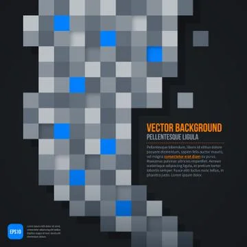 Dark futuristic web template. EPS10 Stock Illustration