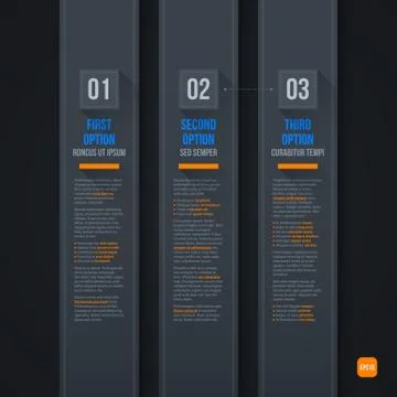 Dark futuristic web template. EPS10 Stock Illustration