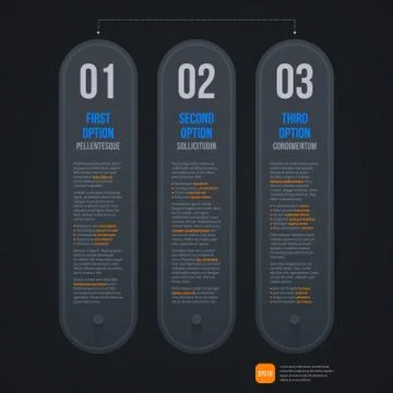 Dark futuristic web template. EPS10 Stock Illustration