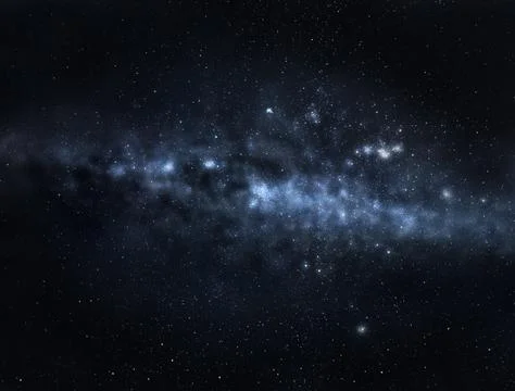 Dark galaxy Stock Illustration