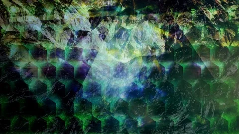 Dark Geometric Design Cube Motion and Patterns Stock Footage 112640537