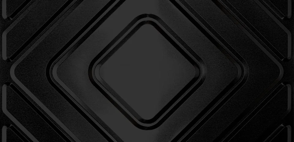 Dark geometric diamond pattern textured metal background Stock Photos