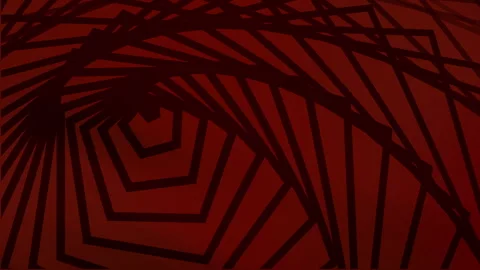 Dark geometric hexagonal patterns layered animation abstract background. Stockbeeldmateriaal 337214471