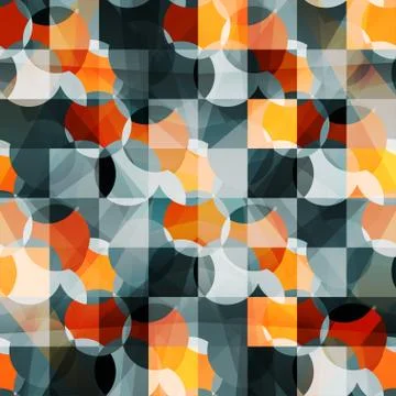 Dark geometric objects beautiful pattern Stockillustratie