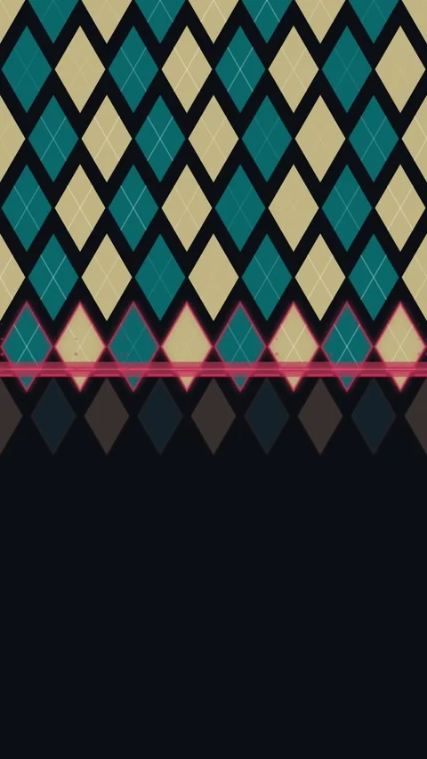Dark Geometric Pattern Background with Diamond Shapes and Red Accents Stock Footage 347695491