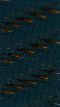 Dark Geometric Pattern with Subtle Golden Highlights.. Stock Illustration