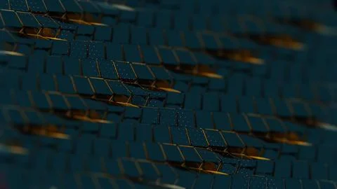 Dark Geometric Pattern with Subtle Golden Highlights.. Stock Illustration