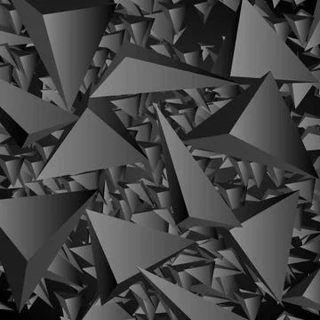 Dark geometric polygonal vector background Dark geometric polygonal tech b... 스톡 사진