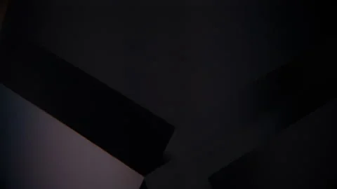 Dark Geometric Shapes Subtle Rotation Loop. Stock Footage 327492018