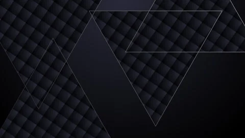 Dark geometric triangle background for tech branding, seamless looping animation Stock Footage 252241929