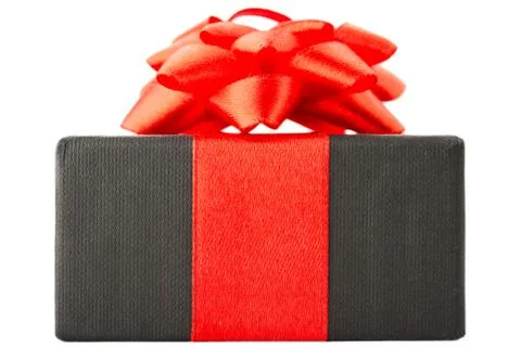 Dark gift box Stock-Fotos