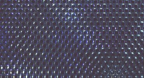 Dark glass bubble texture, 3D illustration Stock Illustration