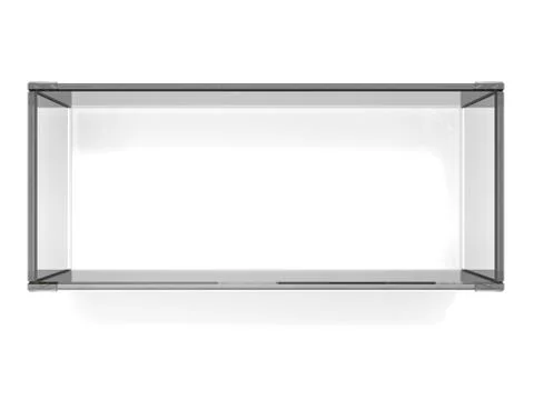 Dark glass shelf Stock Illustration