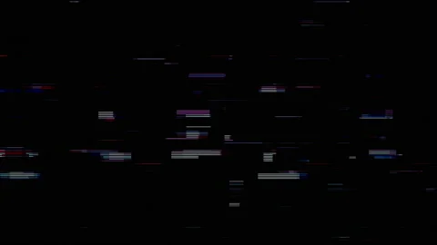 Dark glitching screen animation, screen scramble vfx Stock Footage 161503539