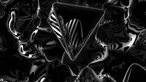 Dark glitter pyramid Stock Footage 195902411